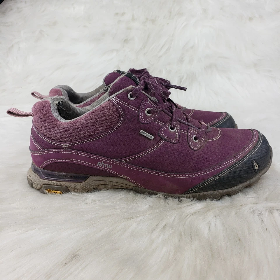 Zapatos de exterior AHNU impermeables morados para mujer talla US 8,5 EUR 39,5 Foto 2 de 4