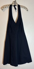 GAP Navy Blue Halter Tie Neck Dress Size 8