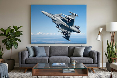 Saab JAS 39 Gripen - CANVAS OR PRINT WALL ART