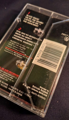 Slayer Live Undead Original Cassette - Live New York 1984 - Metal Blade Records - Picture 4 of 11