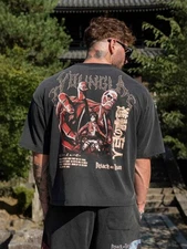 YOUNGLA Alliance Attack on Titan Men's Oversized T-Shirt