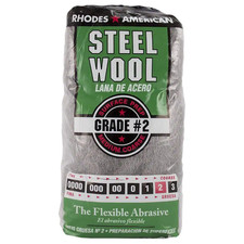 Homax Steel Wool 12 pad Medium Coarse Grade 2 Grade Rhodes, Polishing Flexible