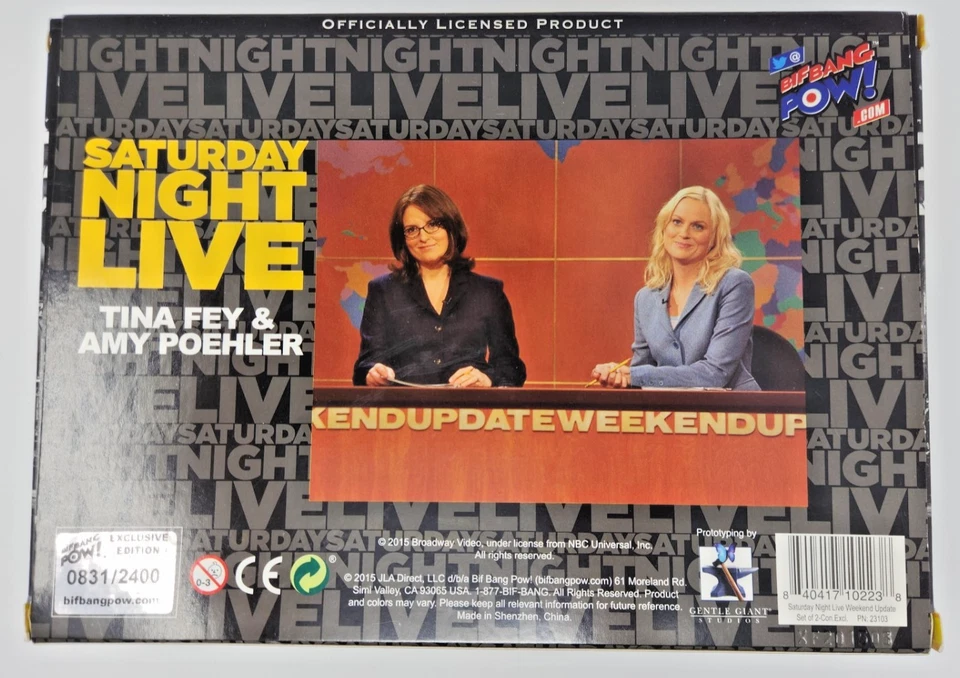 NEW LIMITED SNL Weekend Update Tina Fey Amy Poehler Saturday Night Figure SDCC - Image 2 of 4