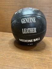 Blitz Genuine Leather Medicine Ball 3kg, Exercise Gym Equipment