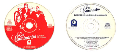 Los Caminantes CD Lot Cumbia Latin Con Tinta del Corazon Cumbiano con Los Chulos