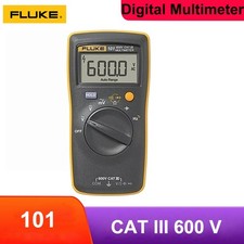 Fluke 101 Basic Digital Multimeter Pocket Portable Meter AC DC Volt Tester