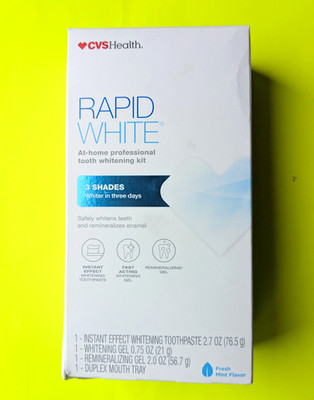 CVS Health Fresh Mint Rapid White Tooth Whitening Kit - Exp.04/26