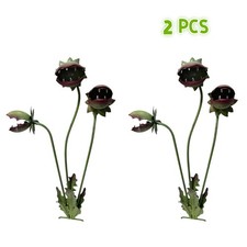 2PC Metal Carnivorous Plant Garden Stake, Spi...