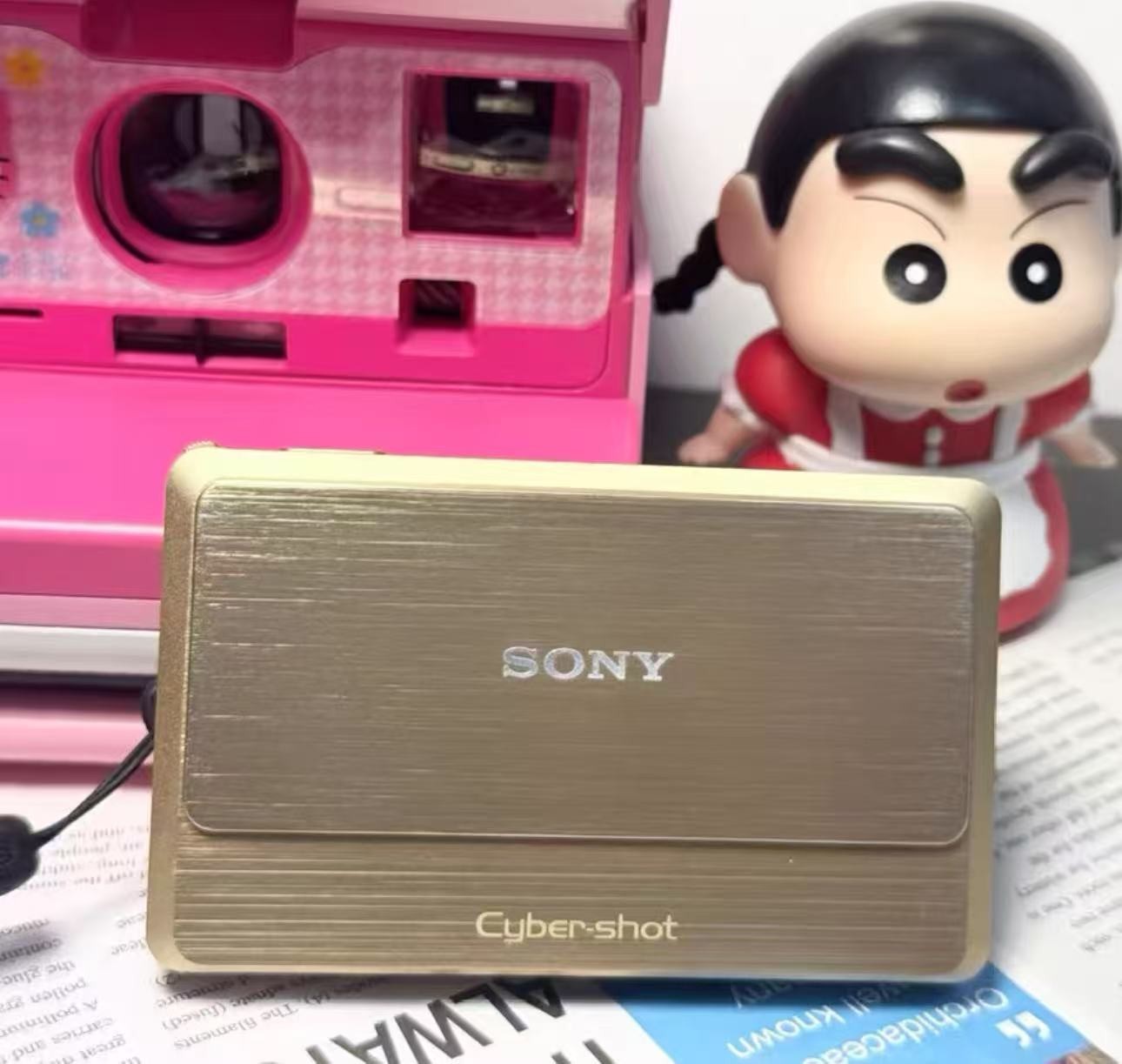 Sony Cyber-Shot DSC-TX9/TX9C 12.2MP CMOS Vintage Digital Camera Gold English