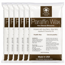 Paraffin Wax Refills 6Lb By Fleur De Spa Made In Usa Infused Coconut Jojoba
