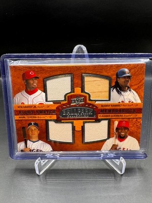 2008 UD BALLPARK COLLECTION!  RIPKEN! JETER! PUJOLS! ORTIZ! GRIFFEY!  8 RELICS!