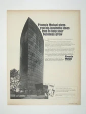 Phoenix Mutual Life Insurance Business Growth Ideas Vintage Print Ad 1967