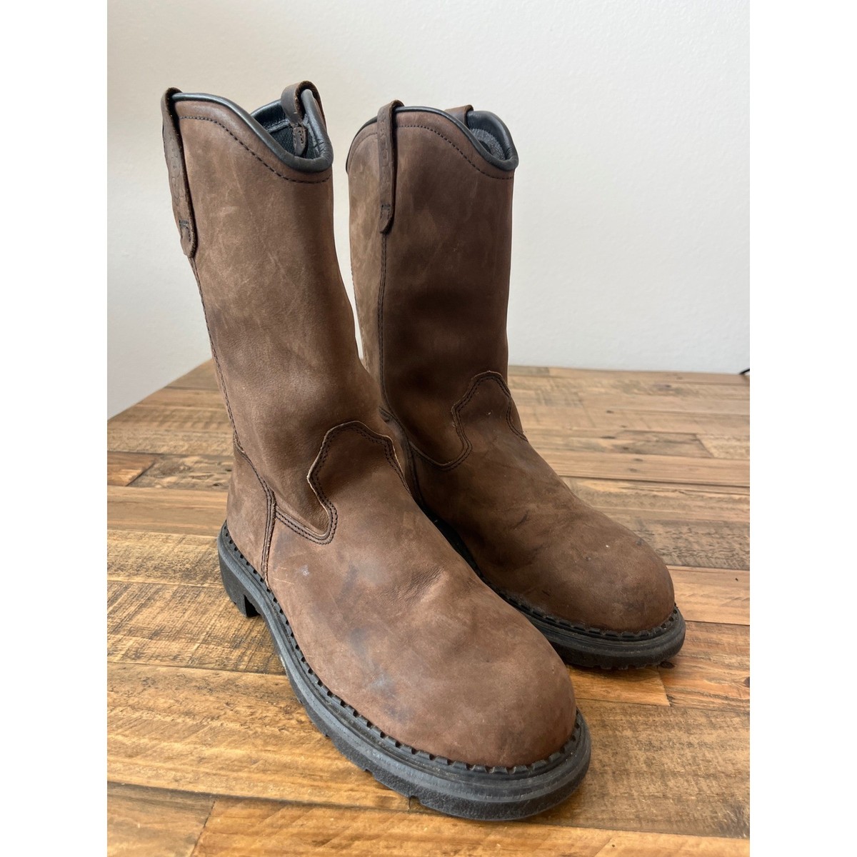 Red Wing 4436 Mens Waterproof Metatarsal Guard Pull On Work Boots Brown‎ 7.5 D Red Wing SuperSole® 11-inch Waterproof Safety Toe Metguard  main image 2