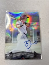 2014 Bowman Platinum Chrome Auto Zach Borenstein