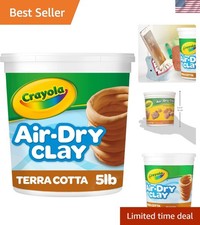 Air Dry Clay for Kids 5lbs, Reusable Bucket of Terra Cotta Clay for Sculpting...