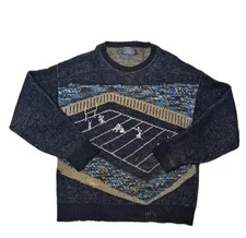 Pendleton Sweater Size L Vintage Made In USA Football EXTREMELY RARE!!!