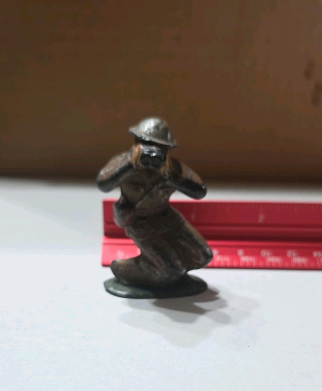 1930s Vintage BARCLAY Manoil Lead TOY Soldier w/ Binoculars #783 USA
