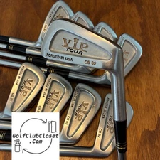 Vintage MacGrego VIP Tour Forged CB92 Iron Set / 2-PW Stiff Steel S300 -1/4”