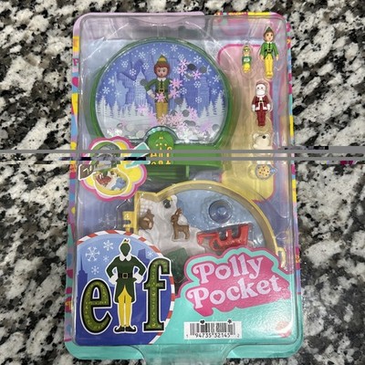  Polly Pocket Elf Holiday Compact Set Buddy The Elf Movie Christmas Edition