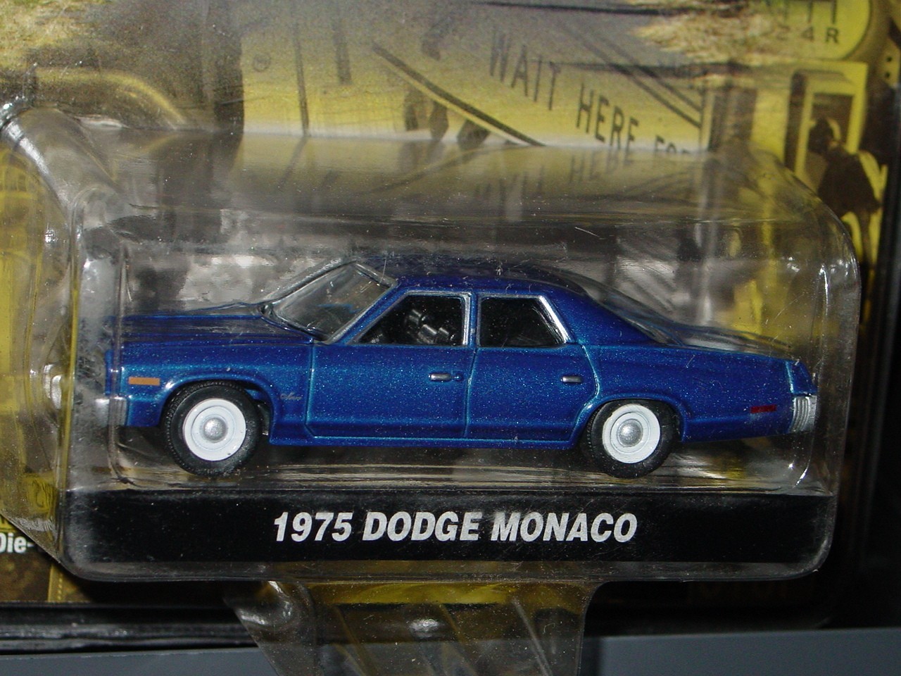 GREENLIGHT 1975 DODGE MONACO MUSCLE CAR -Blue, -NICE!