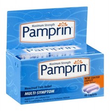 Pamprin Max Strength Multi-Symptom Menstrual Relief Tablets 40 Count 3-Pack