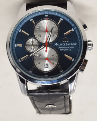 Maurice Lacroix Pontos Automatic Chronograph PT6388 Mens Watch | eBay