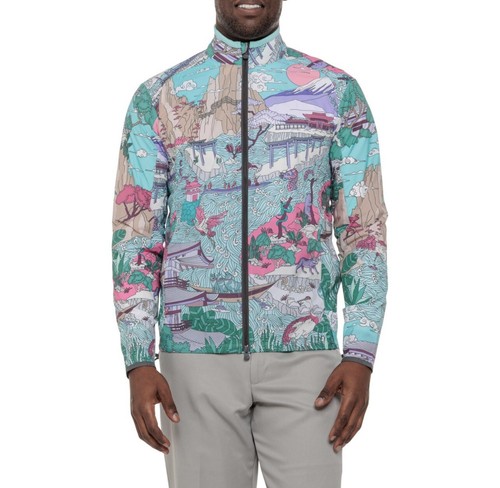MEDIUM Greyson Golf Jacket Trailwolf Lightweight Windproof FORBIDDEN CITY $198 - Picture 2 of 4