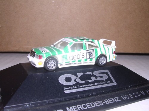 HERPA #3538 Mercedes 190E Evo II Asch-Team #19 Racing Coupe "Blanco y Gr" H.O. | Zustand: New