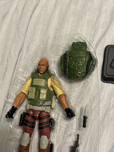 GI JOE 2017 ROADBLOCK SDCC revolution TRANSFORMERS Complete With Stand + Card - Picture 2 of 5