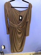 Brown Slinky Dress