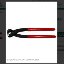 STANDARD JAW EAR CLAMP PLIERS # T04-0002