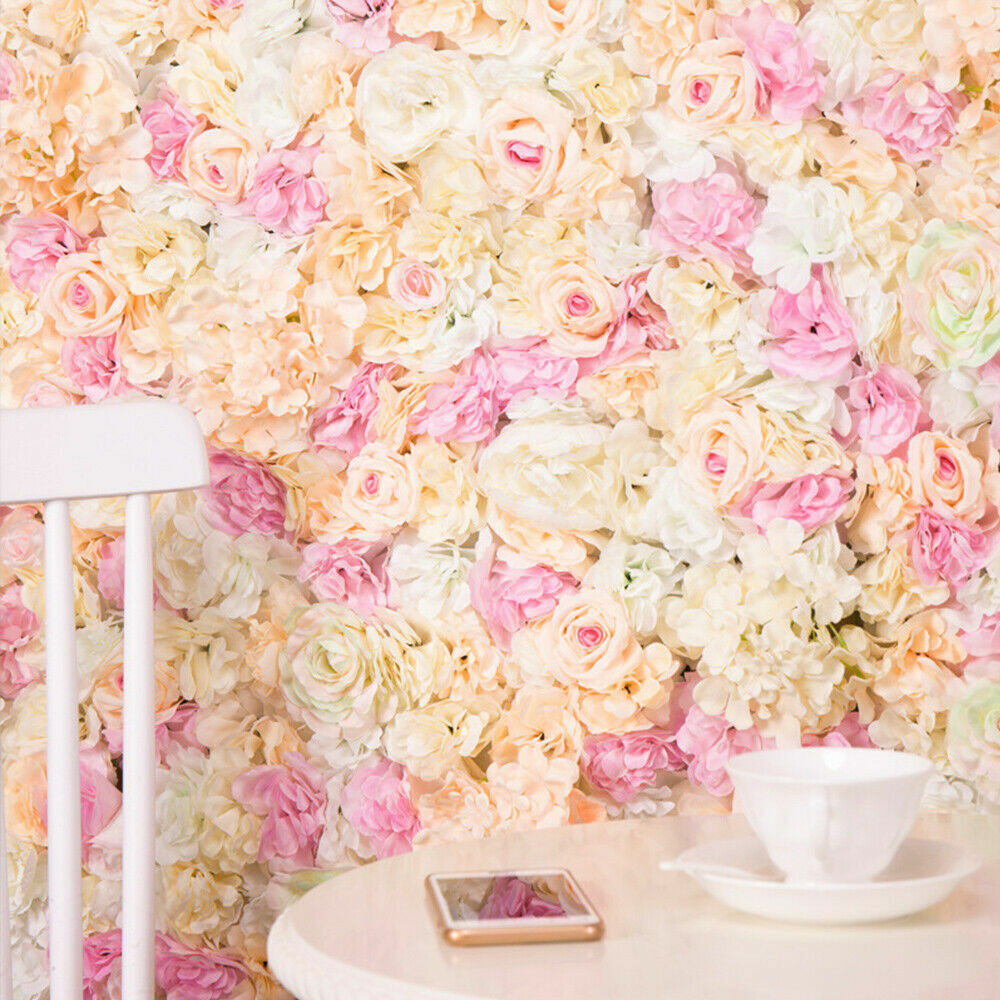 7X5 FT Floral Wall Backdrop Multiple Flower Designs Curtain Vinyl Party