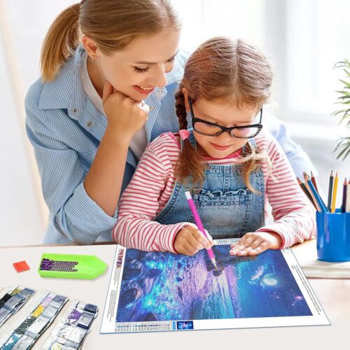 Diamond Painting Kits,Moonlight Diamond Art for Adults,5D Home Wall Decor 12X16 - Picture 4 of 11