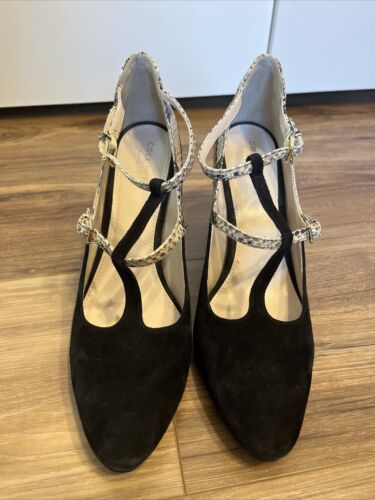 Cole Haan Grand Os Women's Snake Print High Heels sz 8.5 B Designer Quality - Picture 2 of 11