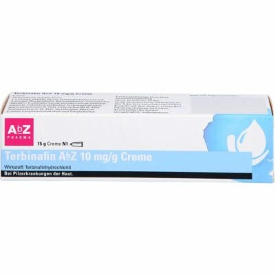 ABZ PHARMA GMBH TERBINAFIN AbZ 10 mg/g Creme 15 g PZN12552934