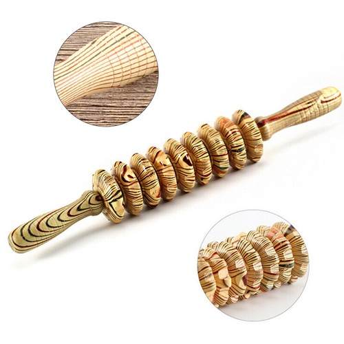 Cellulite Lymphatic Drainage Trigger Point Massage Tool Roller Stick Massager - Picture 5 of 8