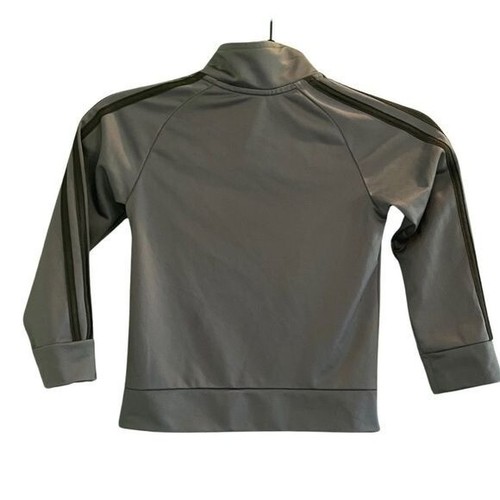 Adidas ADICOLOR SST Gray and Black Track Jacket Unisex Kids Size 4 - Picture 3 of 5