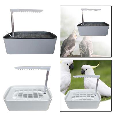 Papagei automatische Badebox leicht für Kakadu Wassernapf Wellensittich
