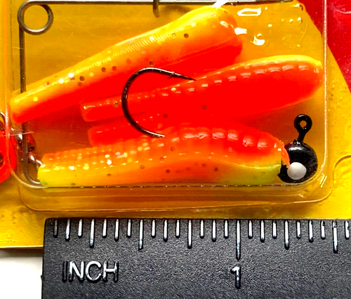 Johnson Beetle Spin 1/16 OZ 2 PAQUETES Naranja Gráfico Rojo 2 PAQUETES Verde Chartreuse - Imagen 13 de 23