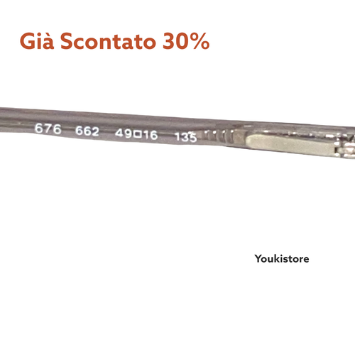 EMPORIO ARMANI occhiali da vista 676 662 49 16 135 eyeglasses Made in Italy CE! - Foto 6 di 10