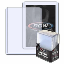 (10 Pack) BCW Thick 108pt Toploader Card Holders Great For Relics 2.75 mm
