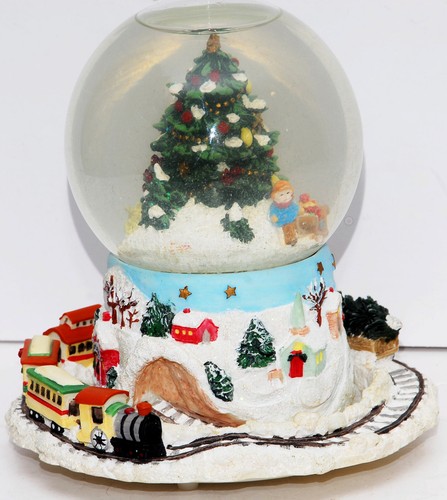 Pfaltzgraf Motion Snow Globe Musical Windup "Deck the Halls" 2000 With Box - Picture 6 of 11