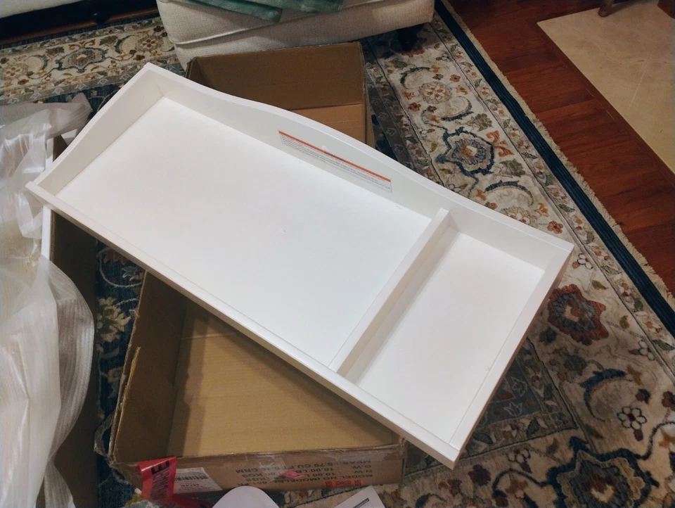 Nuevo Bandeja Cambiadora Extraíble Dream On Me Madera Universal Montada en Escarcha Foto 2 de 4