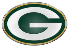 NFL Green Bay Packers Team ProMark Emblem Sticker Decal Aluminum 3.75" x 2.375"
