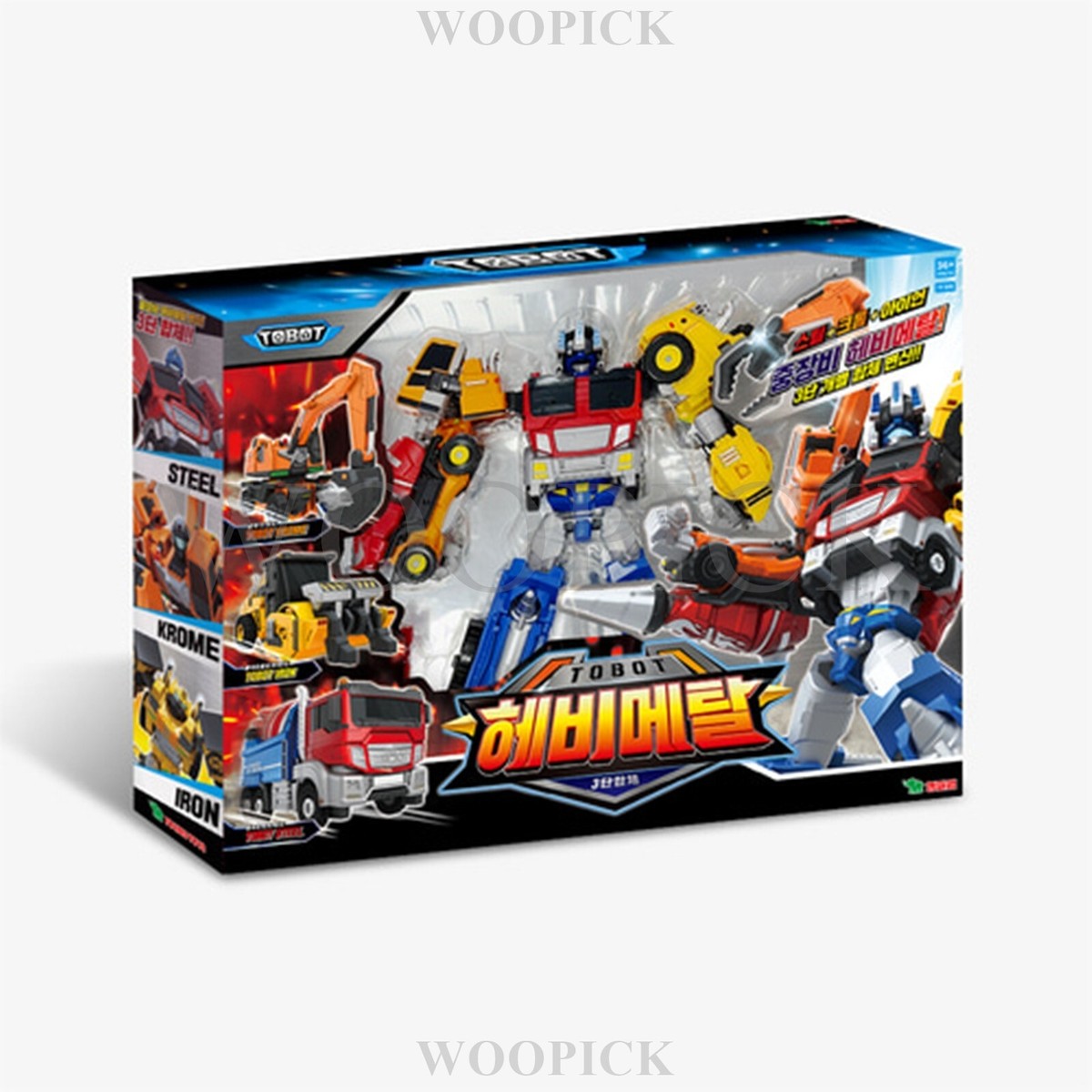 TOBOT 2025 HEAVYMETAL 3-Car Combine Transformer Robot Figure Heavy