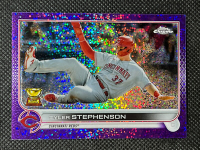 2022 Topps Chrome TYLER STEPHENSON 71/299 PURPLE SPARKLE REFRACTOR ALL STAR CUP