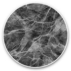 2 x Vinyl Stickers 30cm (bw) - Blue Marble Gold Glitter Effect  #42600