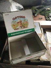  vintage optimo coronas cigar box - empty box 