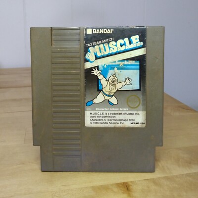 M.U.S.C.L.E. Muscle Tag Team Match Nintendo NES 5 Screw Tested ...