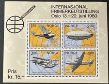 NORWAY 753 Lovely Mint NEVER Hinged  Souvenir Sheet